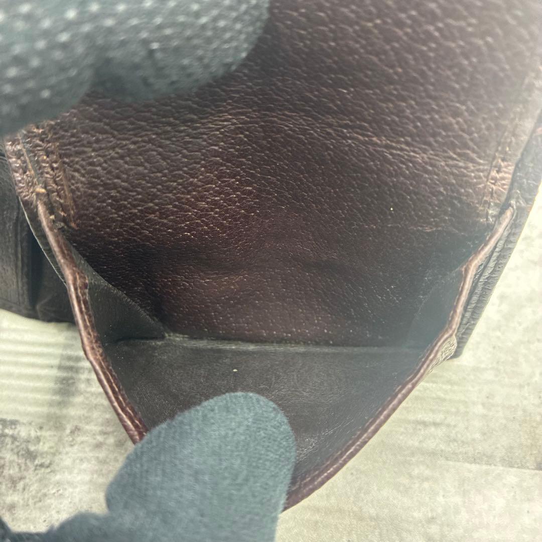 正規 良品 グッチ GGキャンバス 二つ折り財布 ミニ財布 コンパクトウォレット