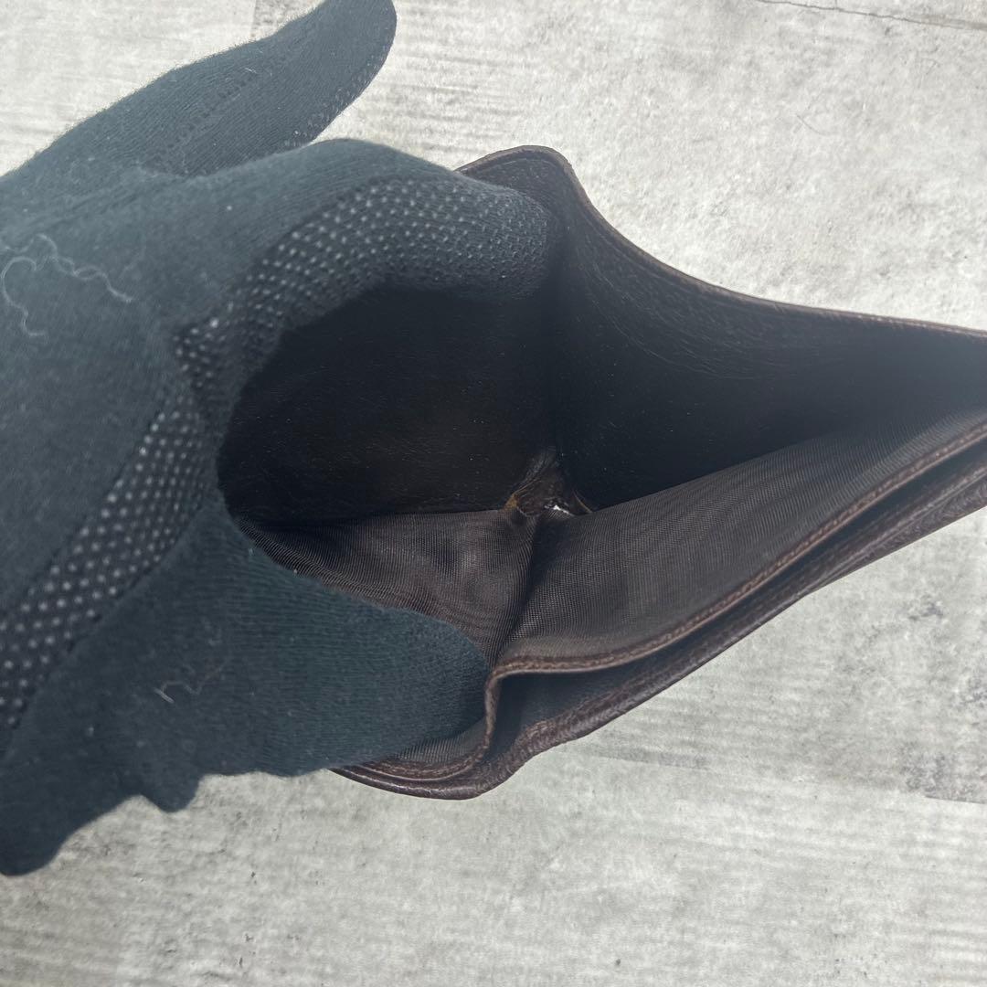 正規 良品 グッチ GGキャンバス 二つ折り財布 ミニ財布 コンパクトウォレット