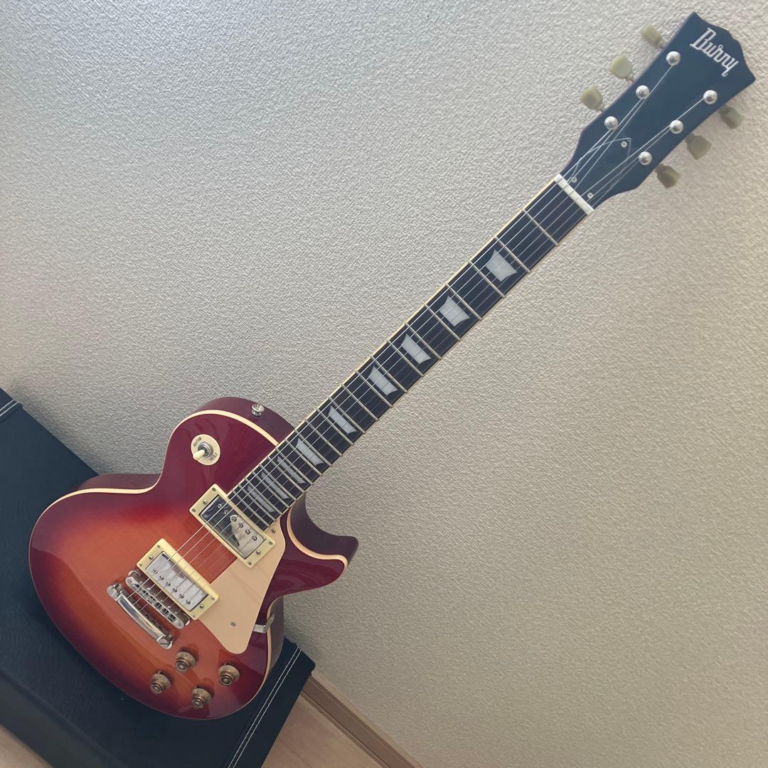 Burny レスポールタイプ エレキギター サンバースト