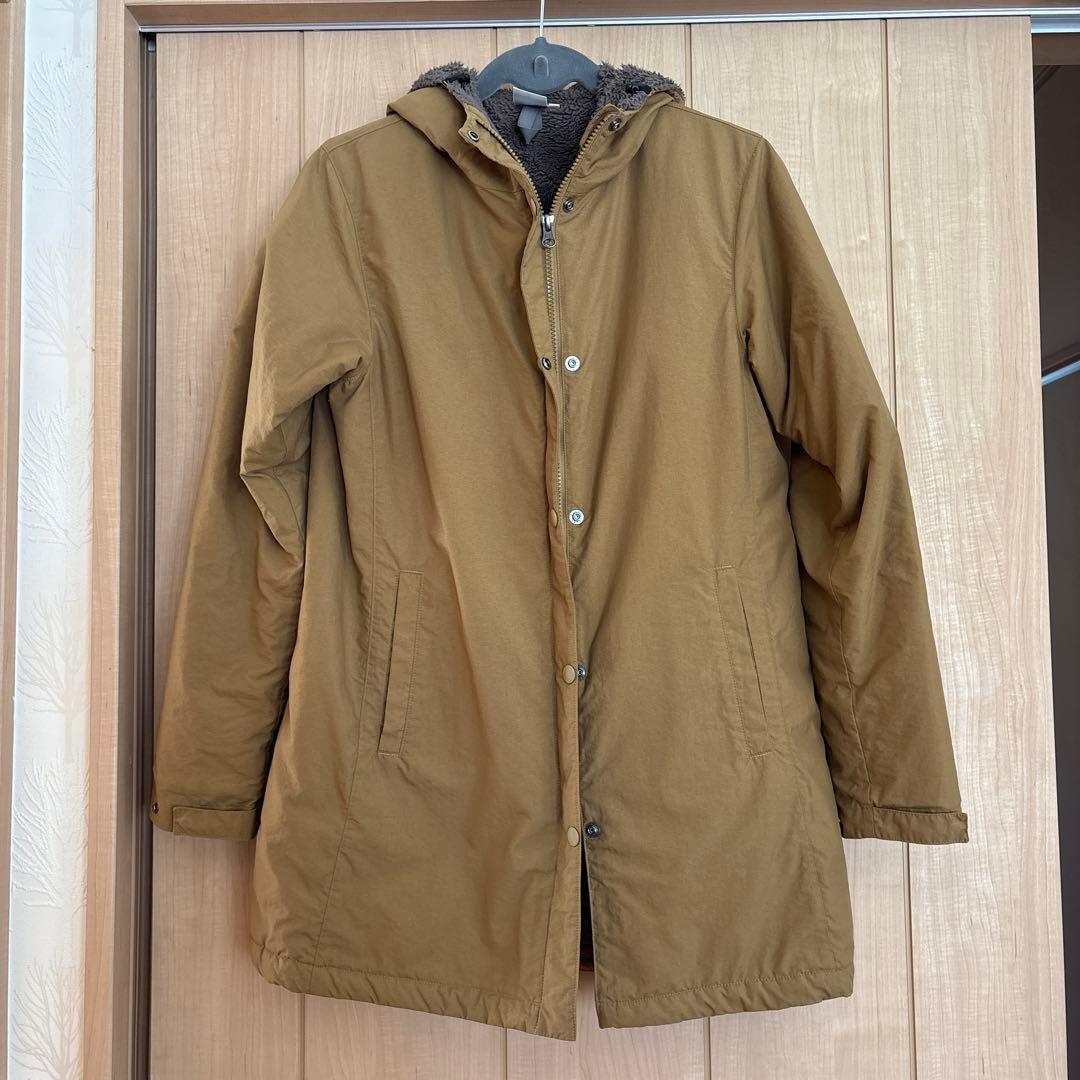 NORTH FACE コンパクトノマドコート　ブラウン　裏地ボア　レディースL