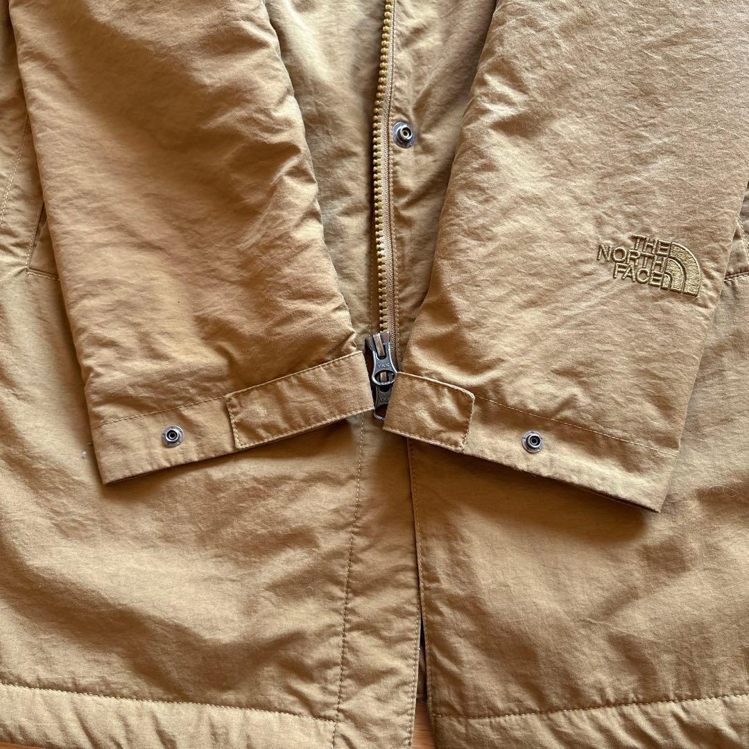 NORTH FACE コンパクトノマドコート　ブラウン　裏地ボア　レディースL