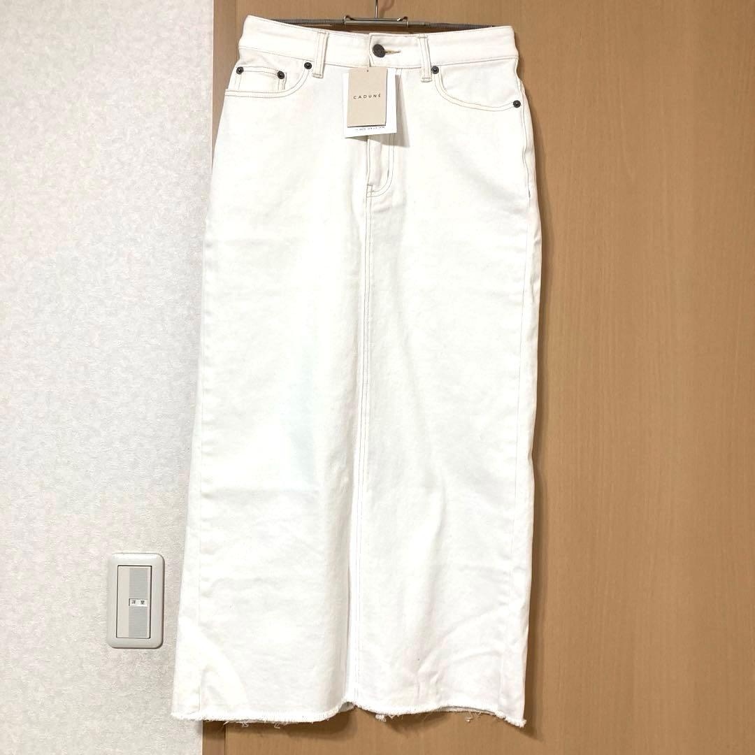新品☆CADUNE デニムタイトスカート