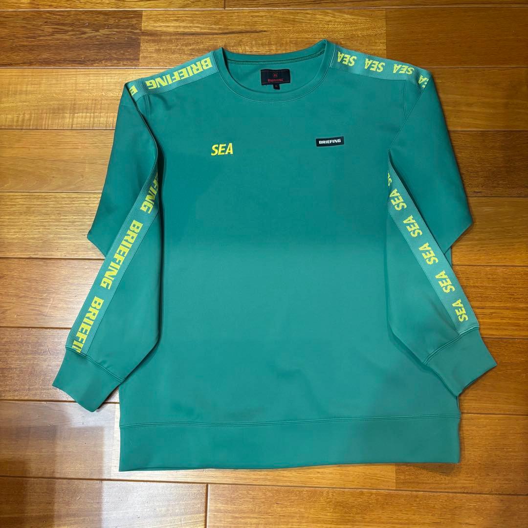 BRIEFING×WIND AND SEA スウェット　グリーン　メンズXL