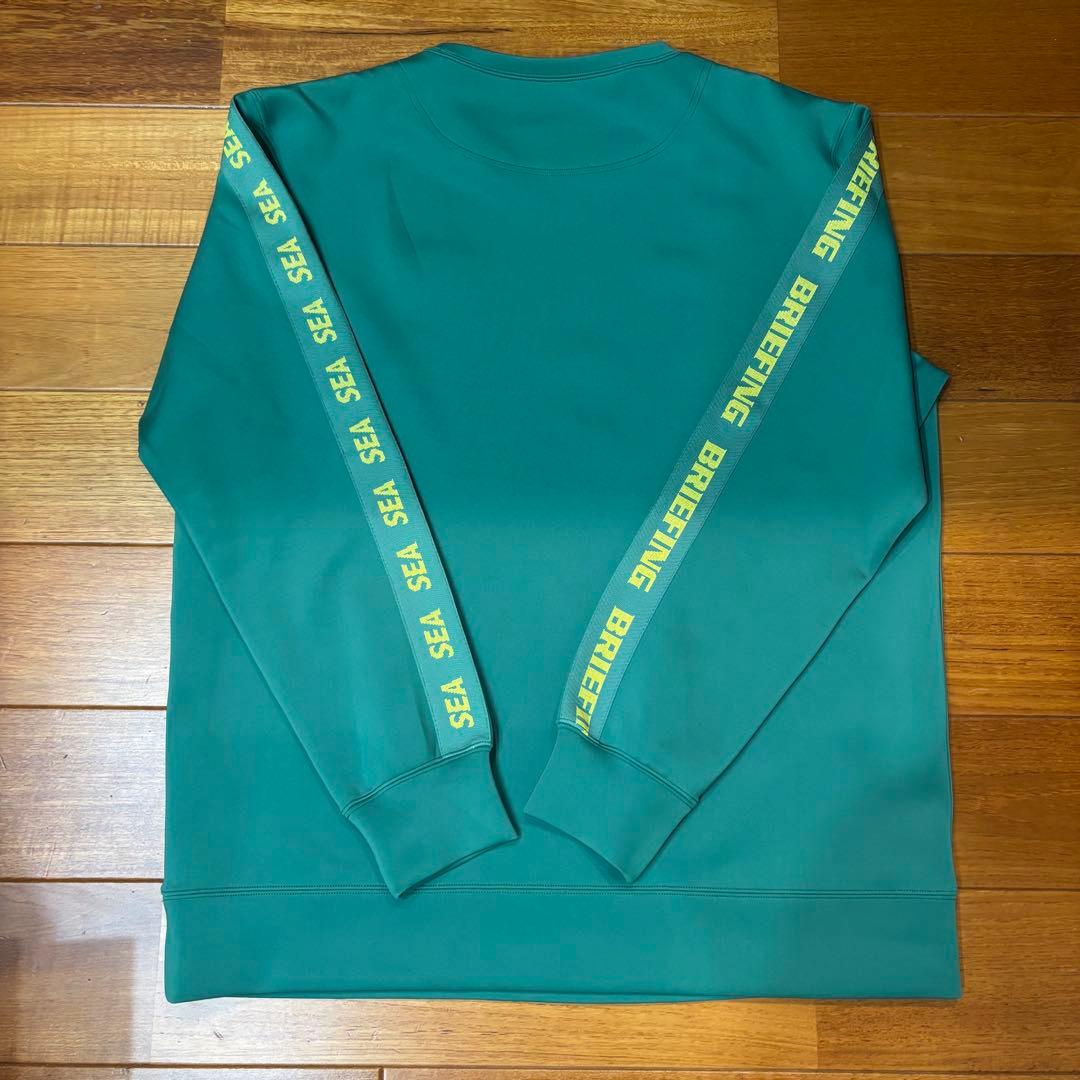BRIEFING×WIND AND SEA スウェット　グリーン　メンズXL