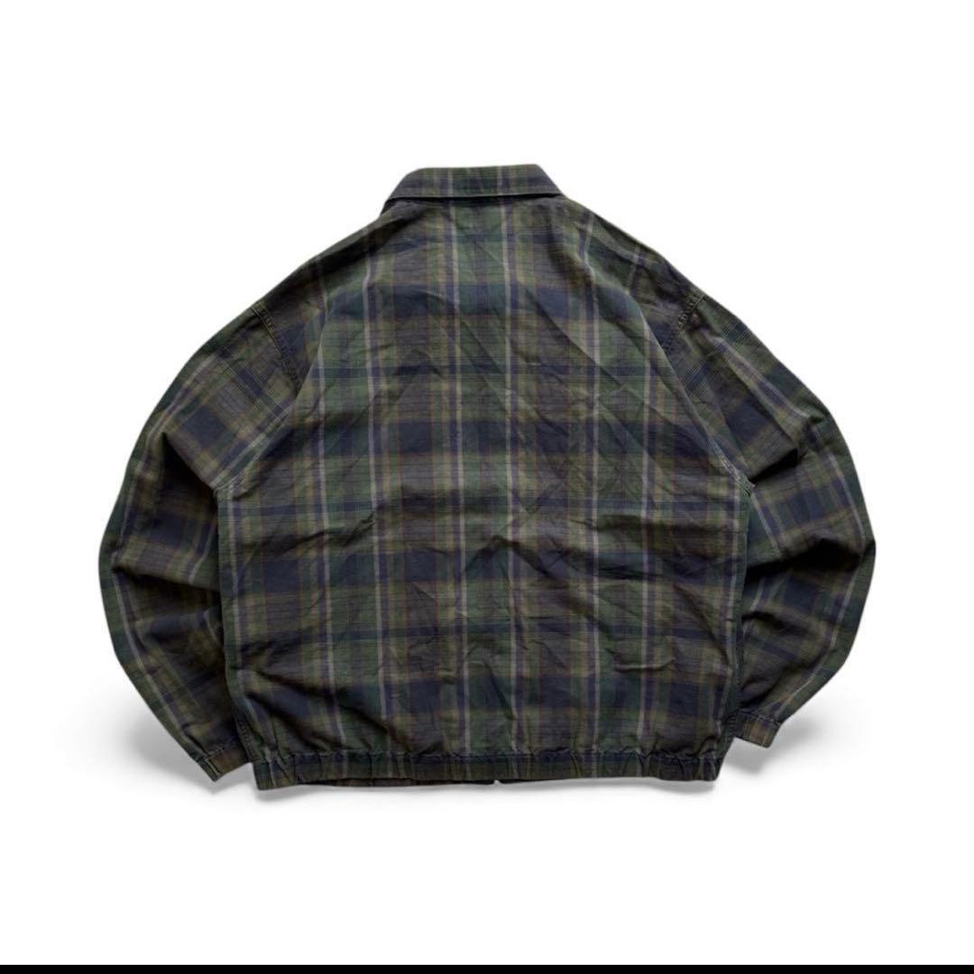 Eddie Bauer チェック柄ジャケット 90s スイングトップ