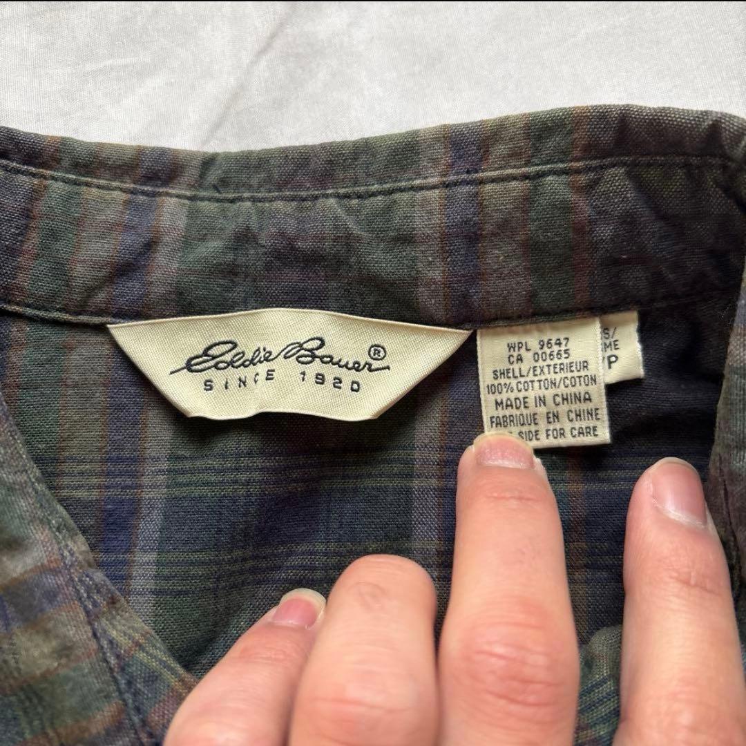 Eddie Bauer チェック柄ジャケット 90s スイングトップ