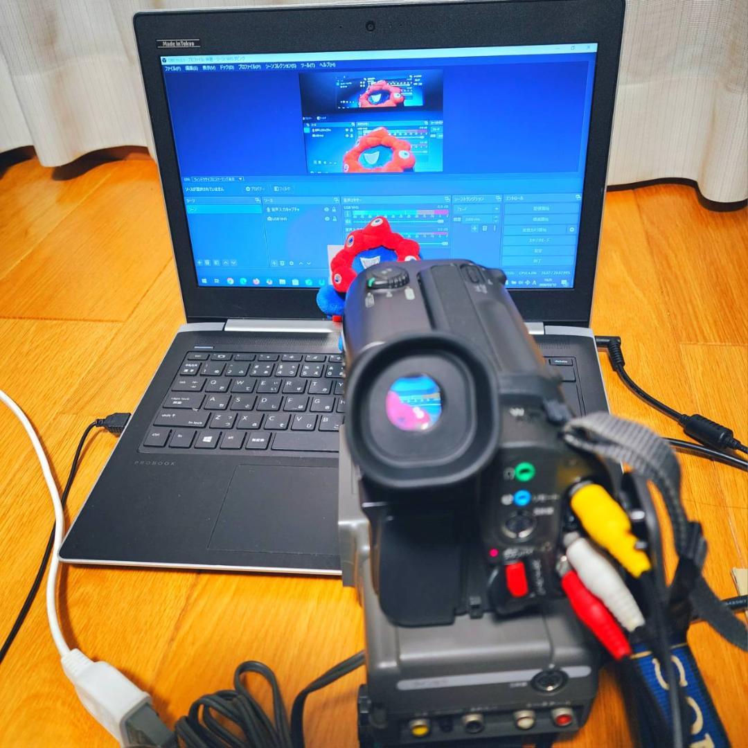 【動作確認済】SONY 高画質 8ミリ Hi8 ビデオカメラ ステーションセット