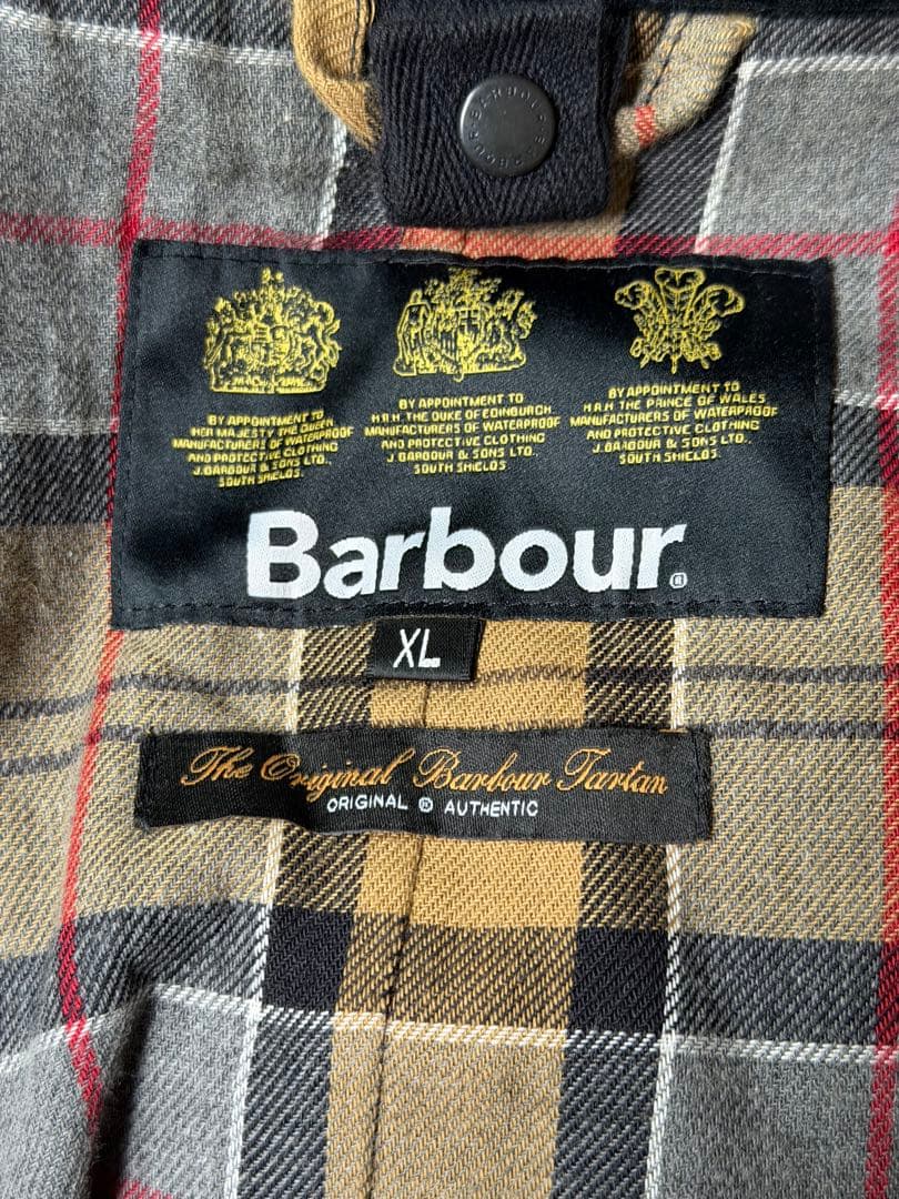 BARBOUR BRISTOL WAX JKT XL ネイビー