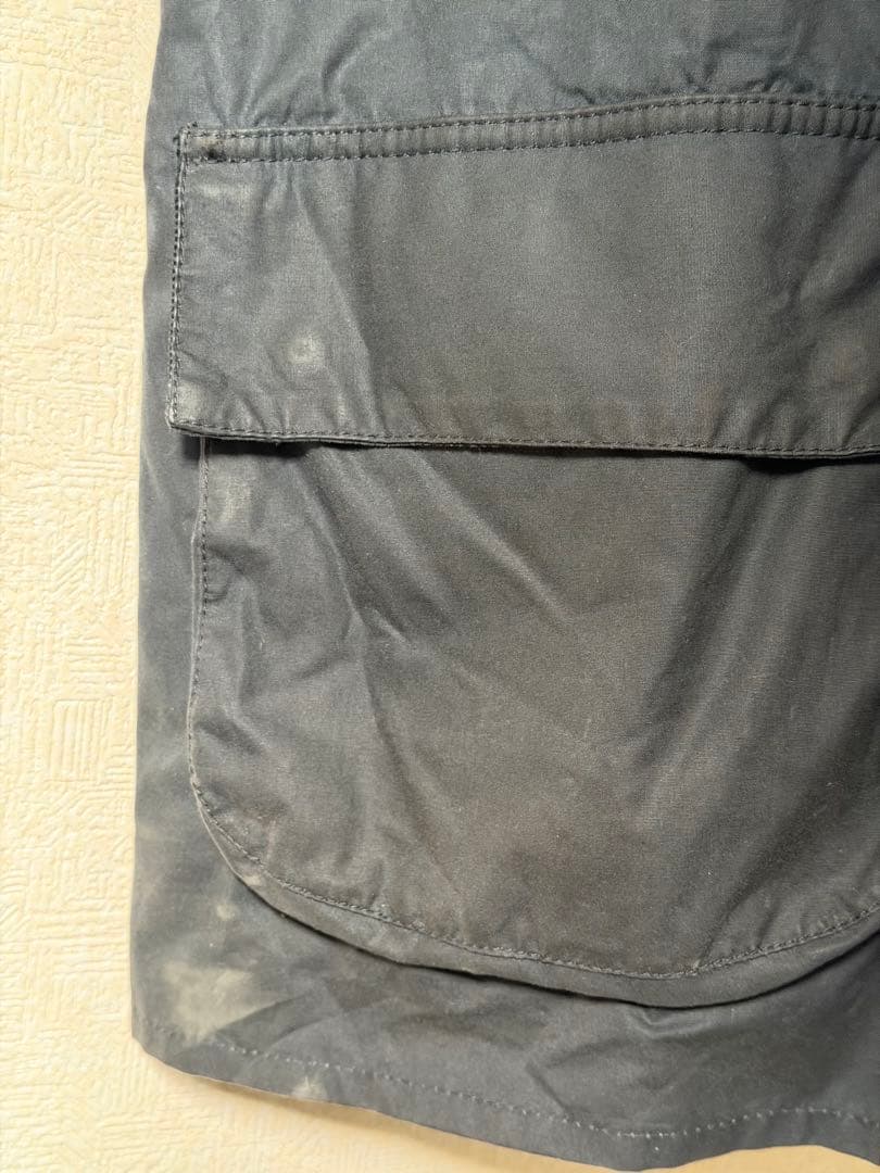BARBOUR BRISTOL WAX JKT XL ネイビー