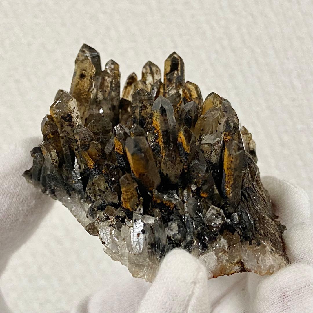 クォーツ　リモナイト　ヘマタイト　鉱物標本　原石　天然石　ストーン　ブルガリア