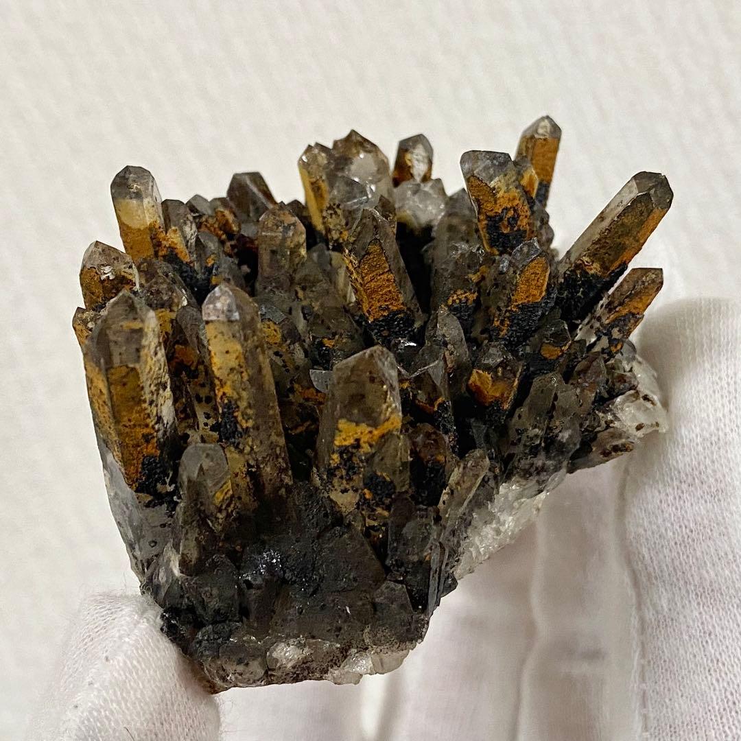 クォーツ　リモナイト　ヘマタイト　鉱物標本　原石　天然石　ストーン　ブルガリア