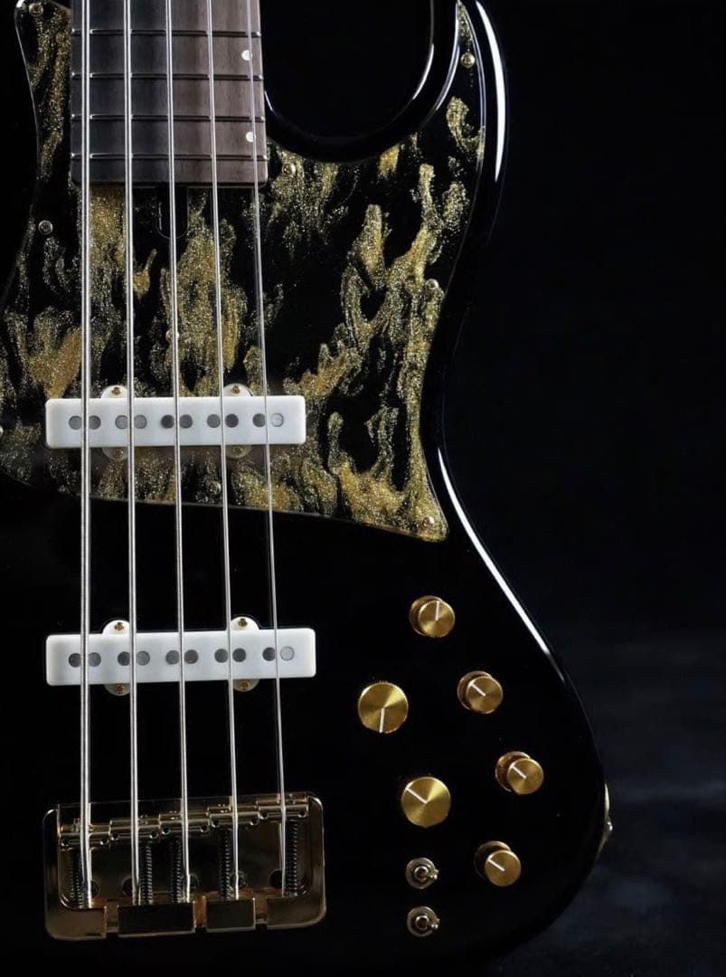 極美品‼️Wood Custom Guitars Vibe-5 ハードケース付