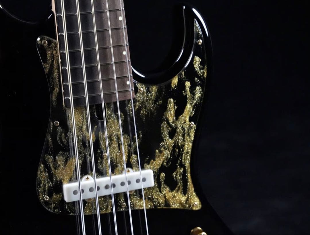極美品‼️Wood Custom Guitars Vibe-5 ハードケース付