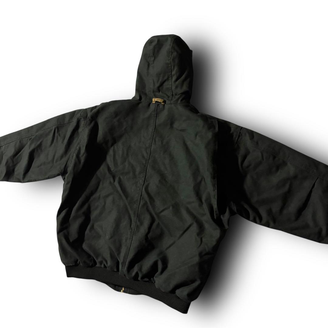vintage Berneアクティブジャケットダックジャケット黒ブラック2XL