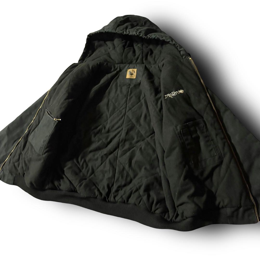vintage Berneアクティブジャケットダックジャケット黒ブラック2XL
