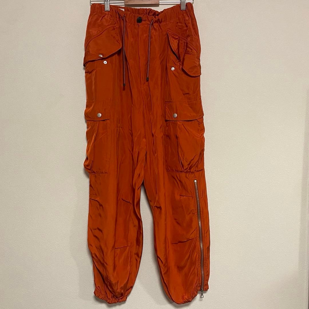 24ss DRIES VAN NOTEN ドローストリングカーゴパンツ M