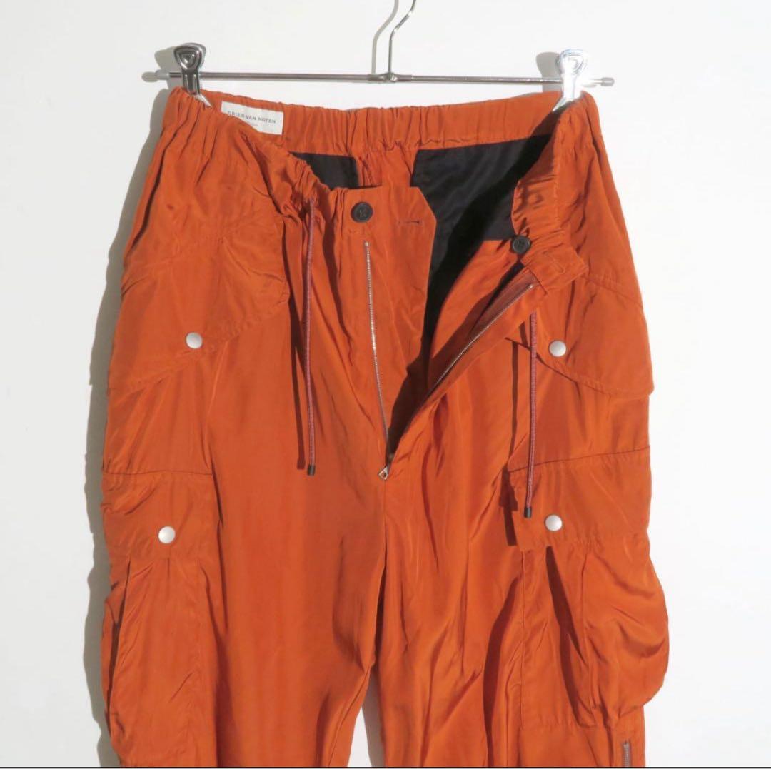 24ss DRIES VAN NOTEN ドローストリングカーゴパンツ M