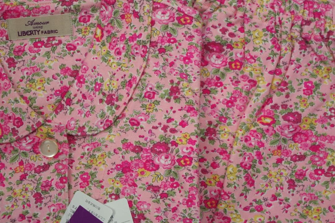 【新品】リバティ LIBERTY fabric　秋冬物パジャマ（M)№4200