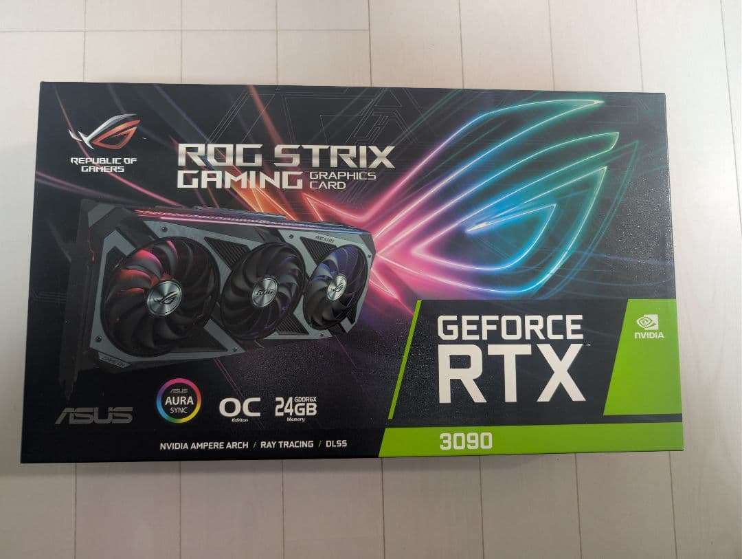 ASUS ROG STRIX RTX3090 OC 24GB 箱付 動作確認済
