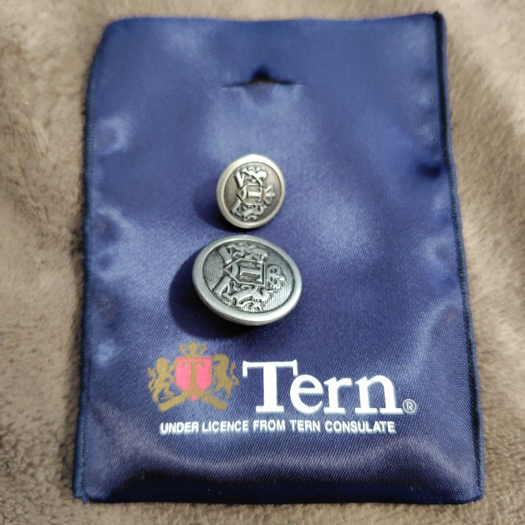 【新品】 Tern ジャケット 英国風ブレザー・銀ボタン 黒 AB7(XL)