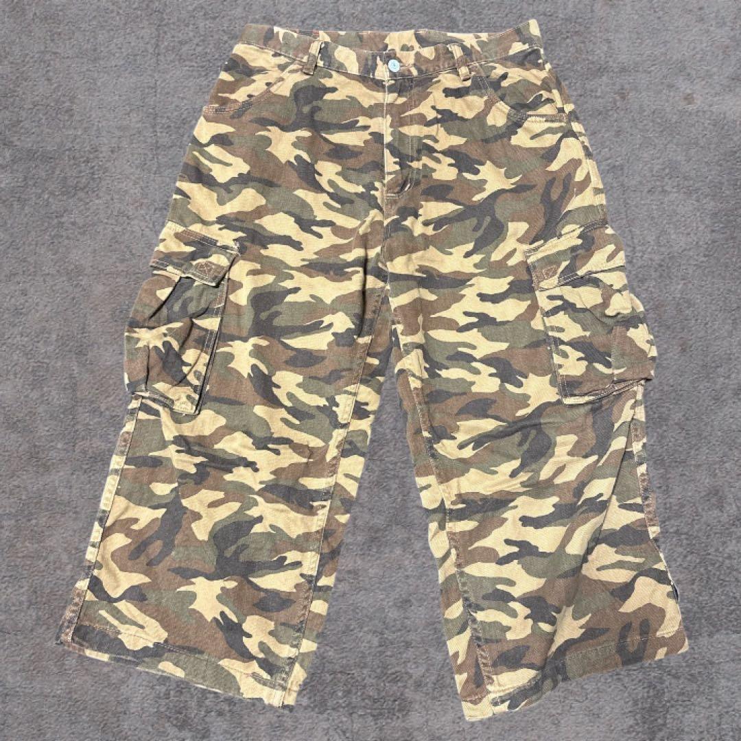 EVISU カモ柄 パンツ