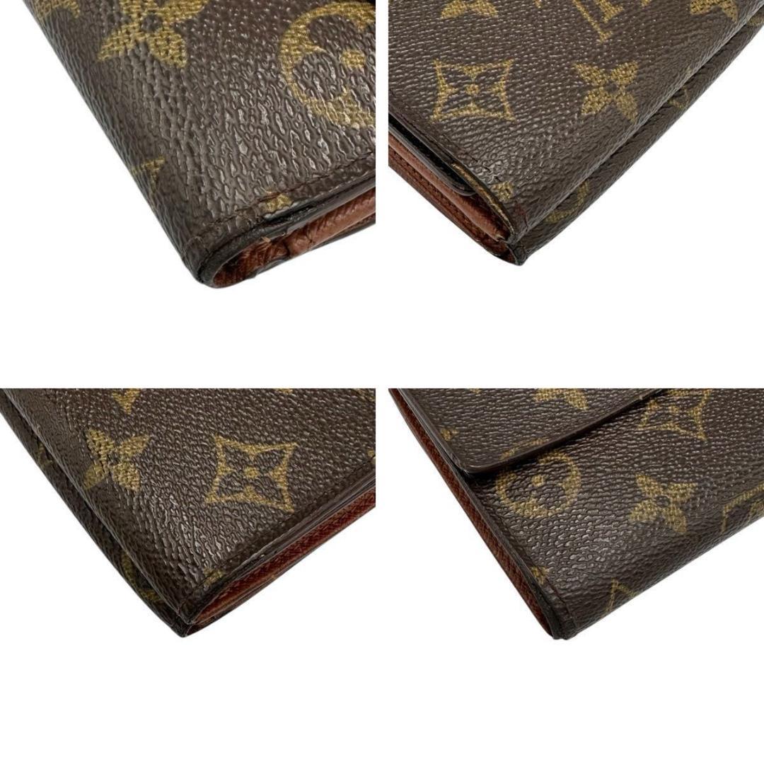 【美品】ルイヴィトン Wホック財布 モノグラム コンパクト TH0969