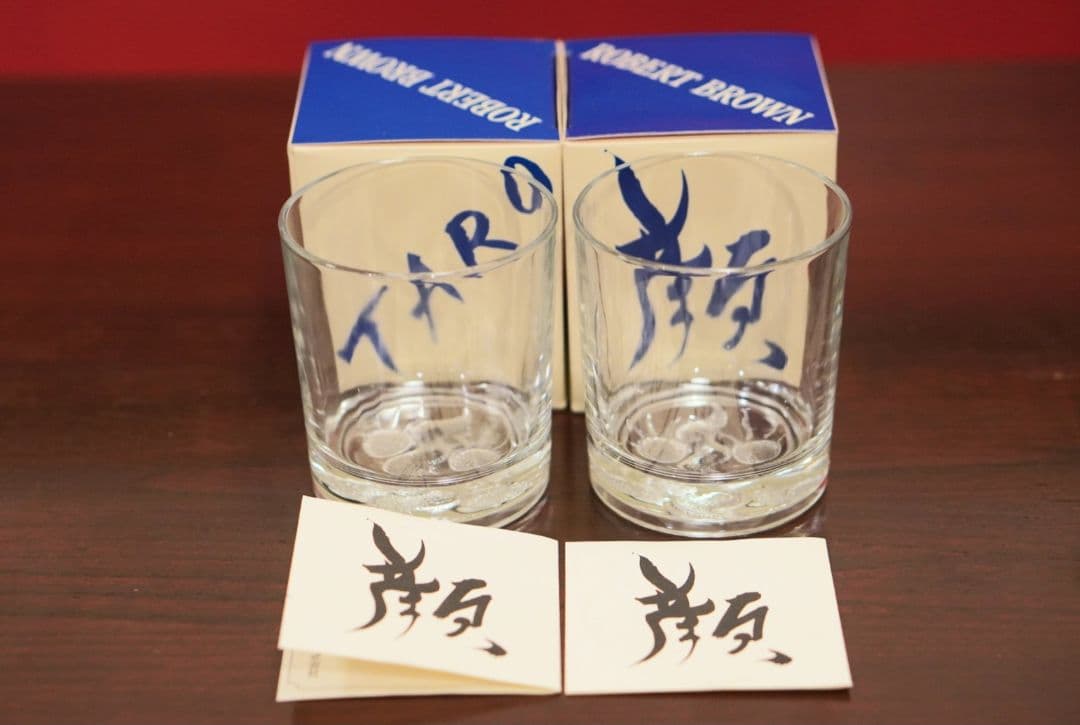 【送料無料】岡本 太郎 顔のグラス 2個セット