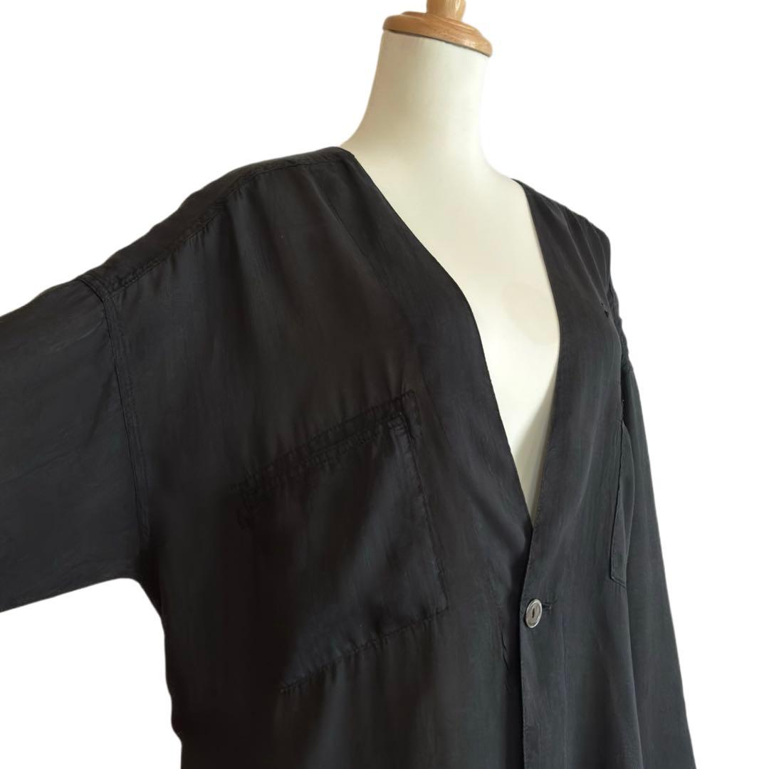 【pas de calais】 ラミーテンセル 籠染めコート 22SS