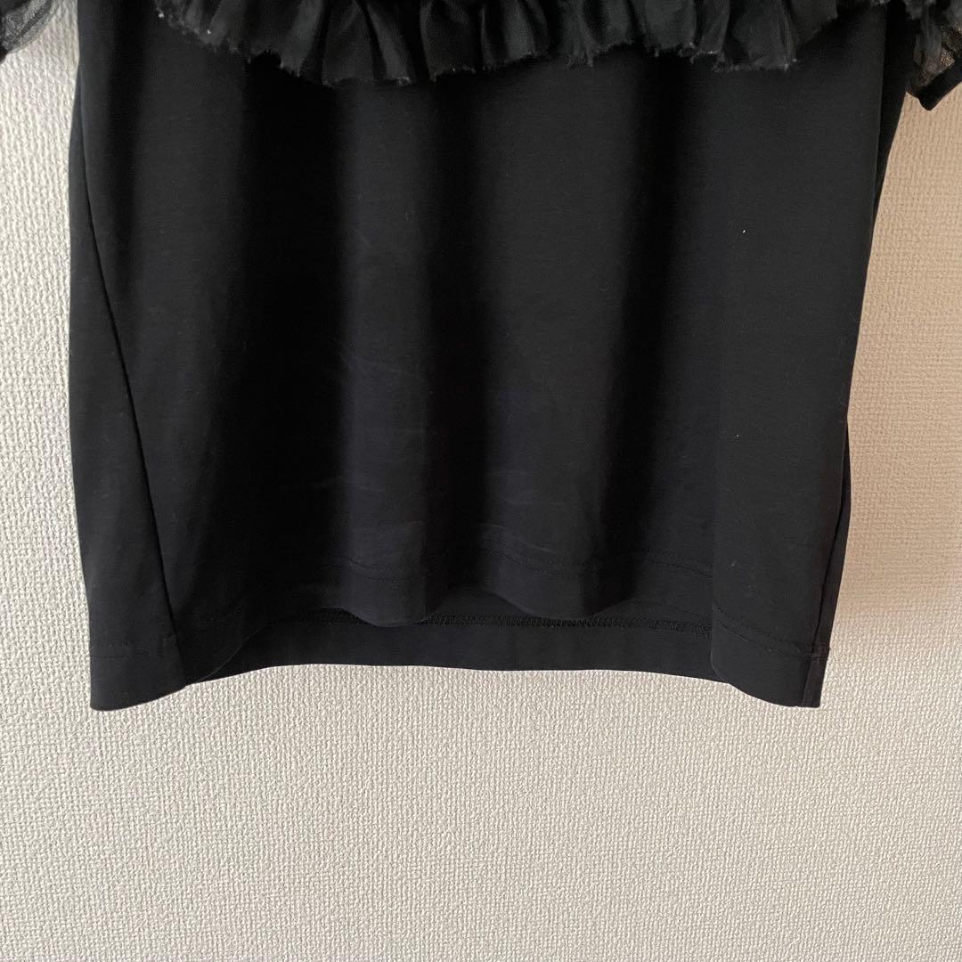 noir kei ninomiya ノワールケイニノミヤ チュールカットソー
