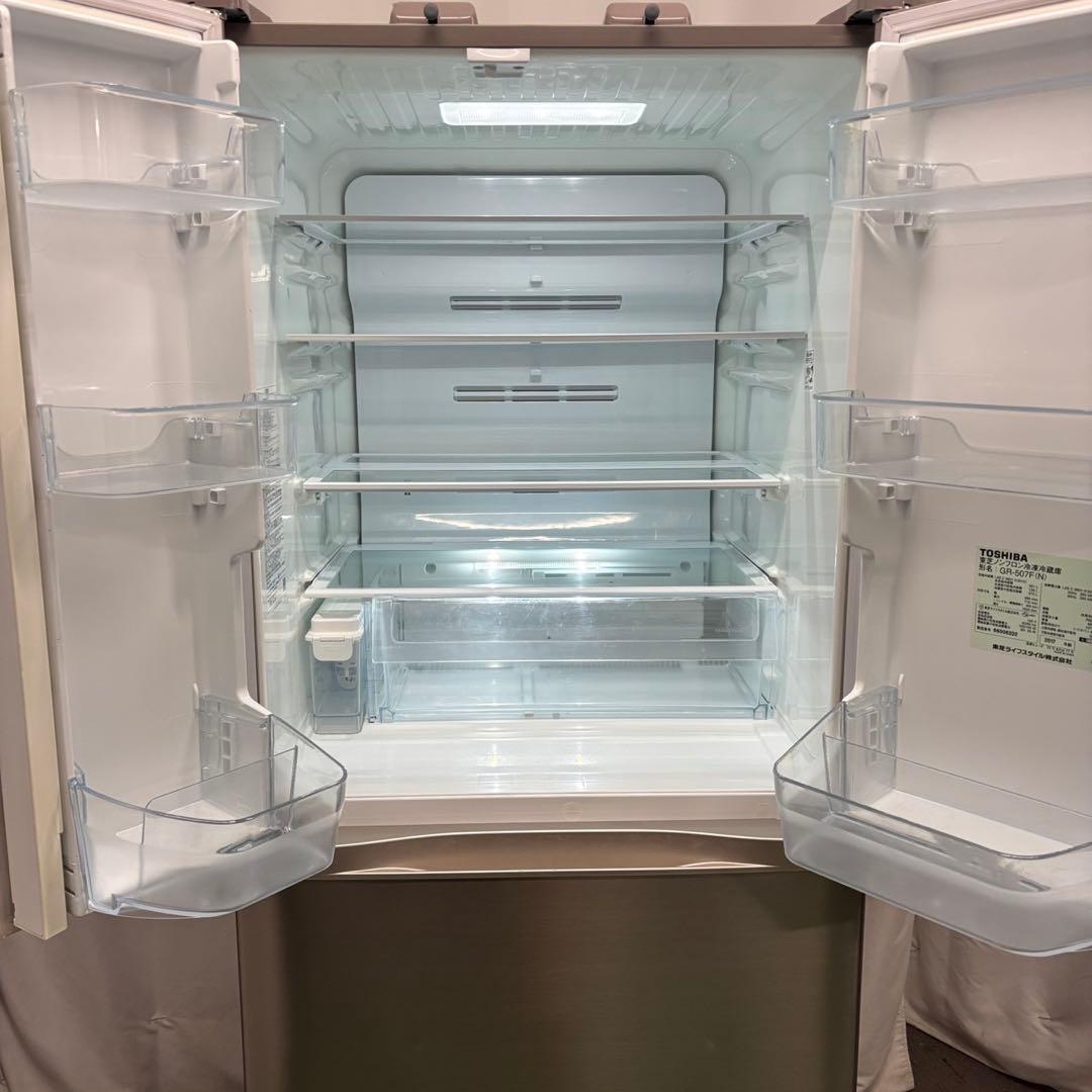 156❤️　冷蔵庫　東芝　500ℓ〜600ℓ　大型　綺麗　フレンチドア　設置無料