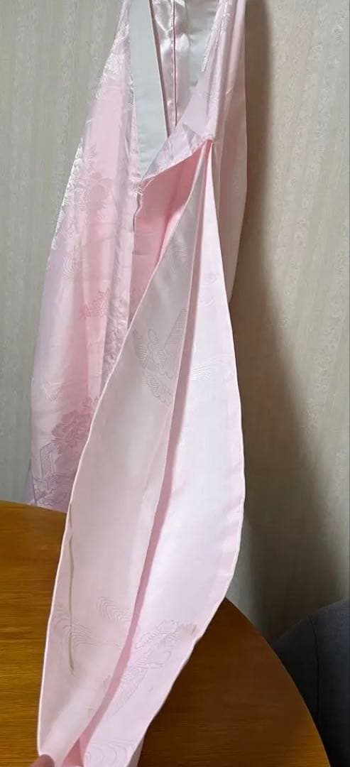 い*ん様 京友禅　正絹丹後ちりめん　振袖 長襦袢付　金駒刺繍あり　振袖セット