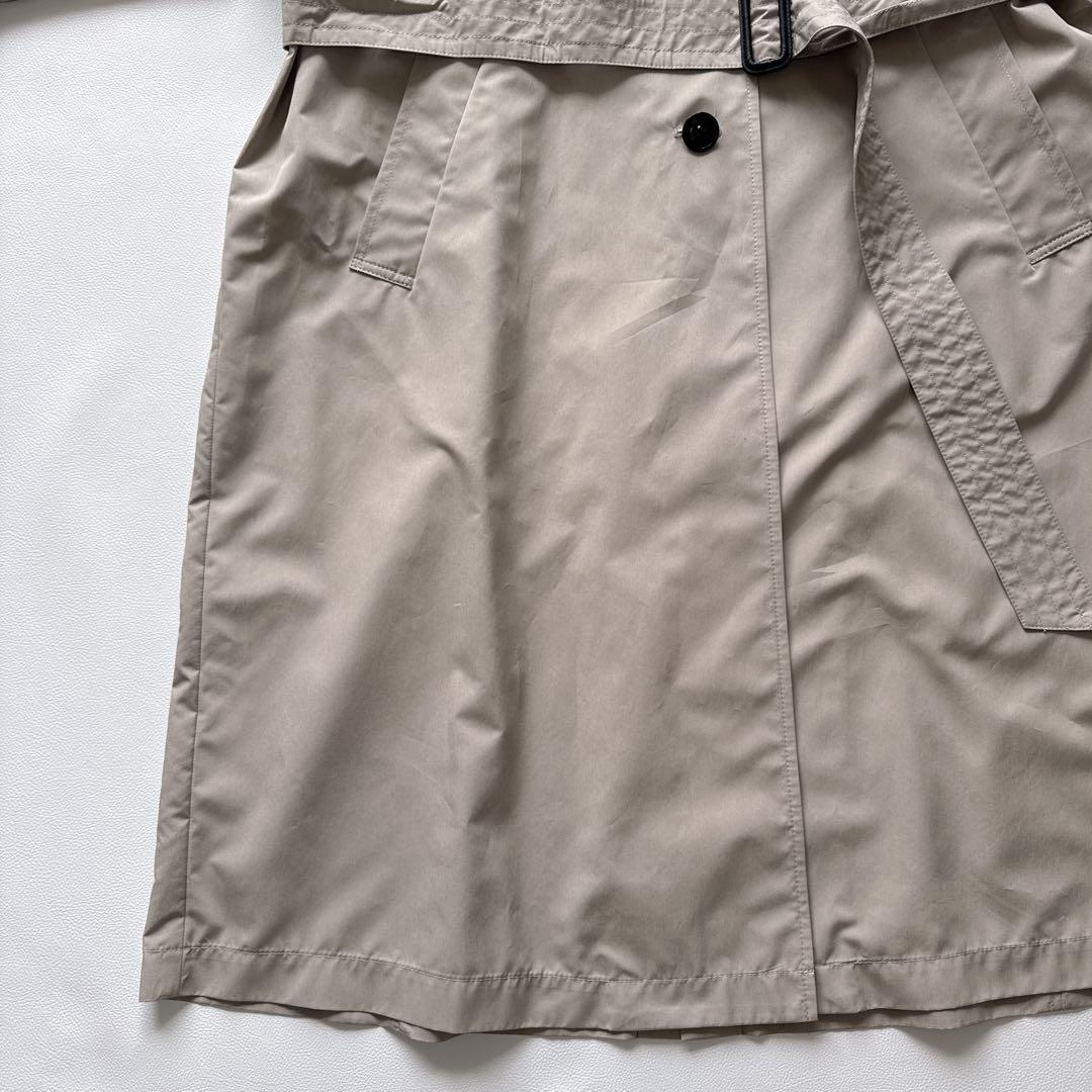 【美品】IENA Pe/ポプリン シングル トレンチコート ベージュ　38