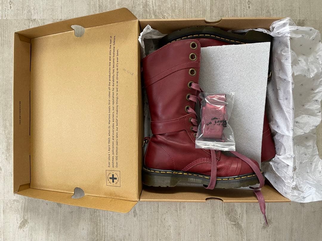 Dr.Martens ドクターマーチン ブーツ 箱有 チェリーレッド