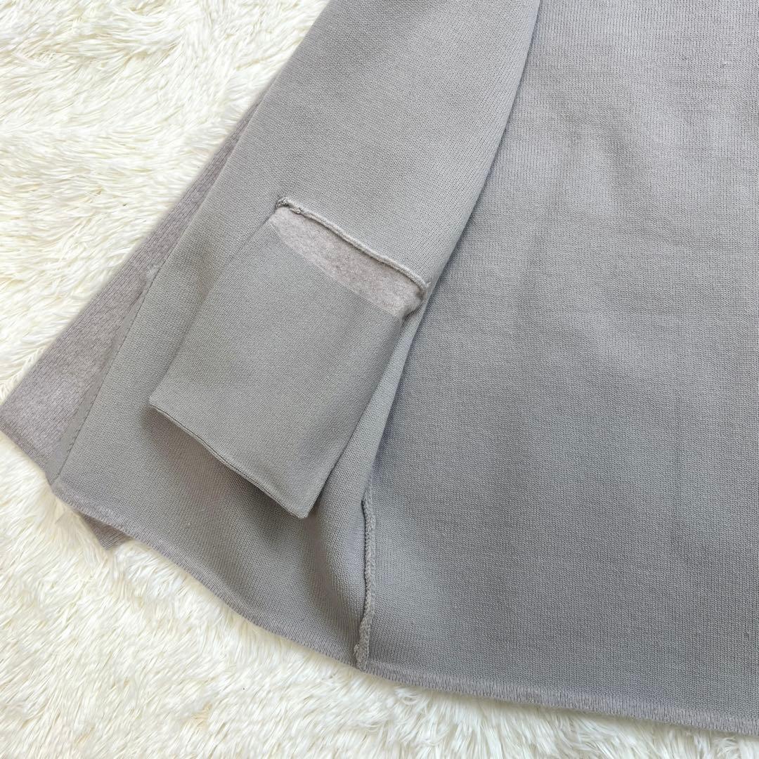 ✨極美品✨ FOXブレンド セッケツ ノーカラー ニット カーディガン