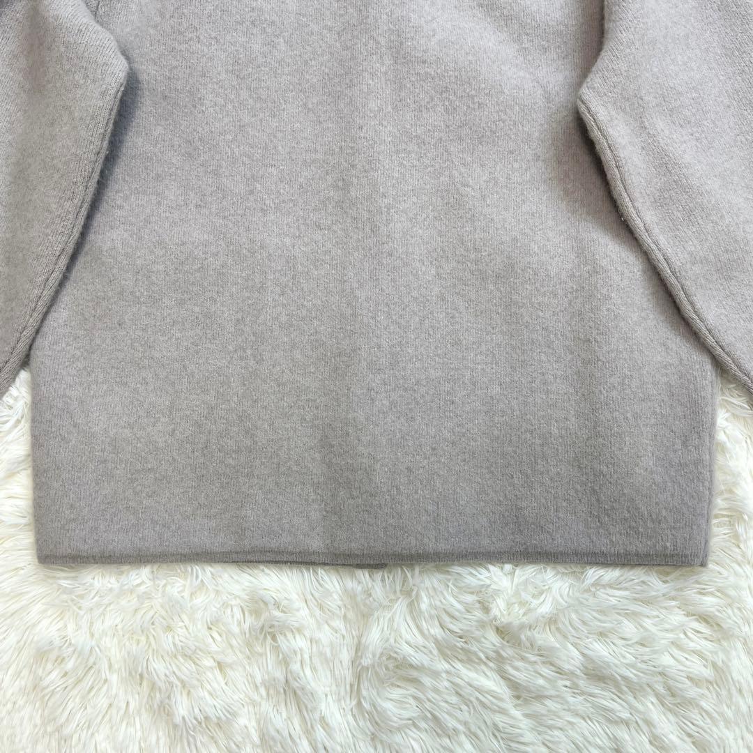 ✨極美品✨ FOXブレンド セッケツ ノーカラー ニット カーディガン