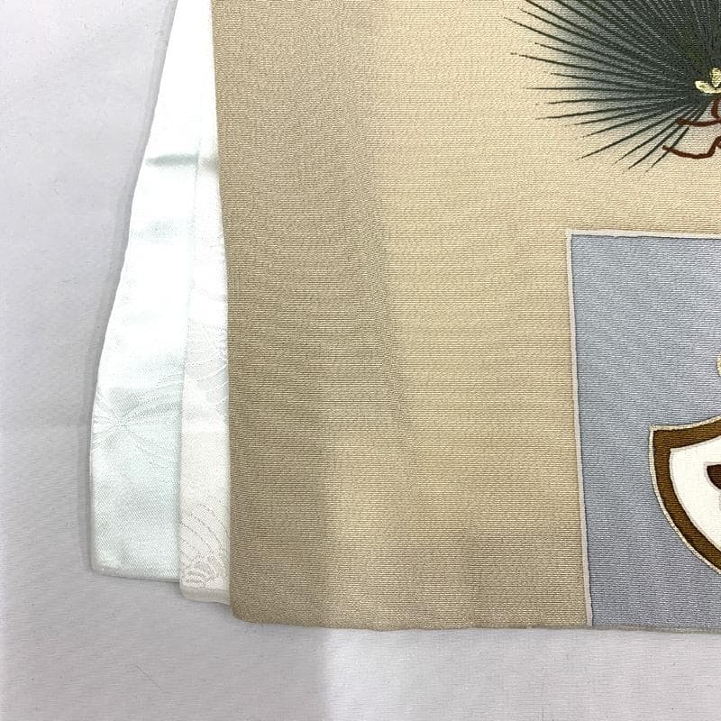 412ay14□お宮参り 男児 祝い着 着物 産着 掛け着 長襦袢付□美品
