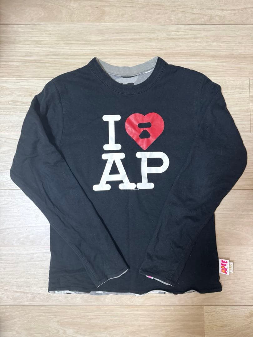 Apee by A BATHING APE スウェット　リバーシブル