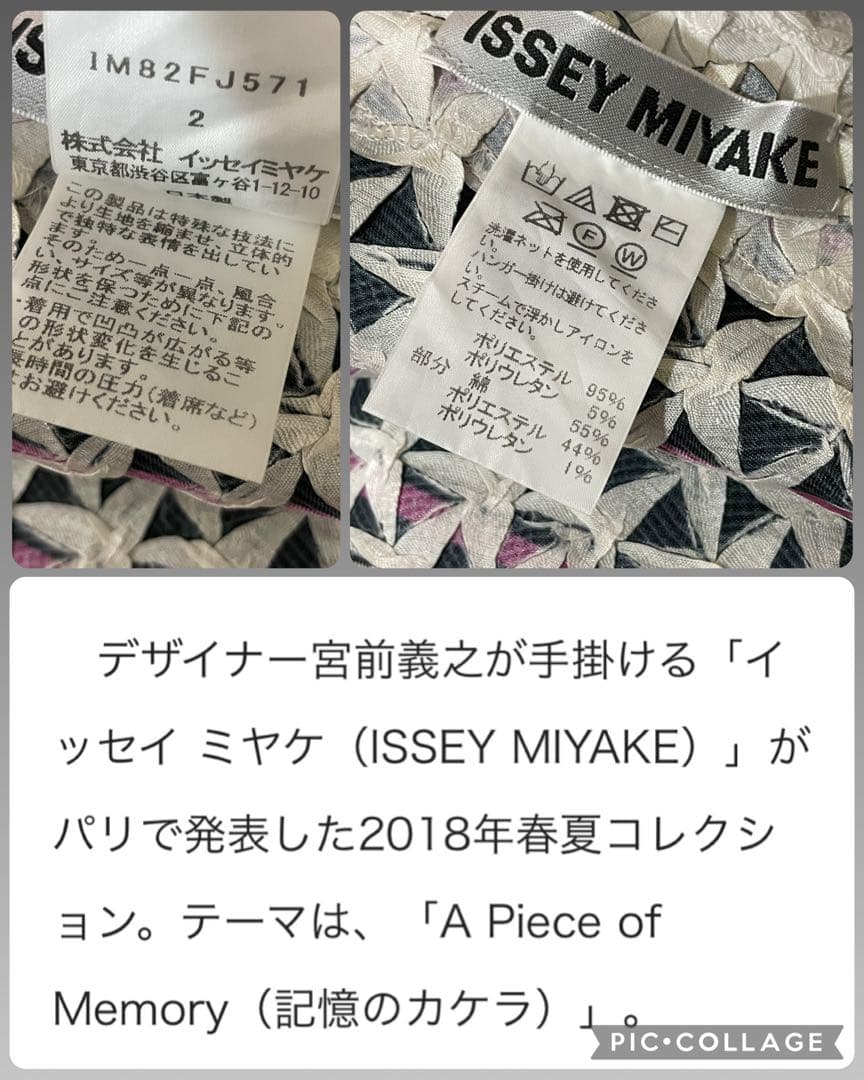 ISSEY MIYAKE 3D トップス ２ スチームストレッチ イッセイミヤケ