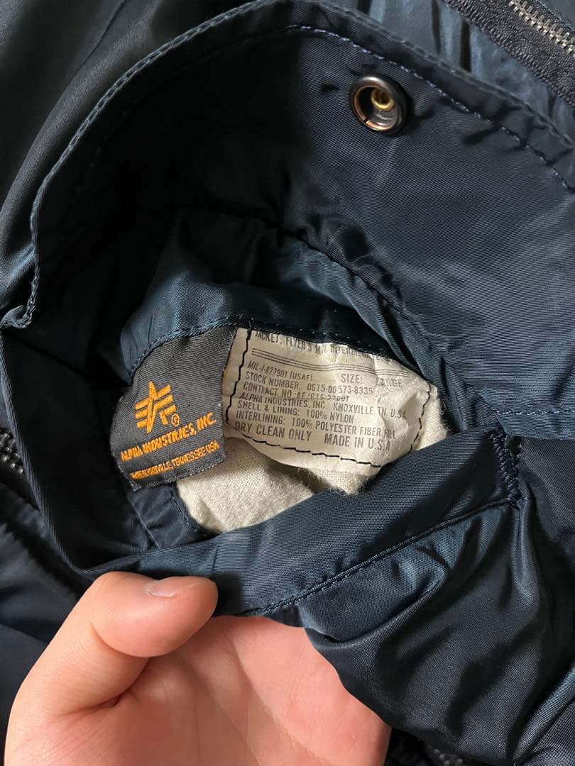 MA-1 Alpha Industries Large 90s usa製