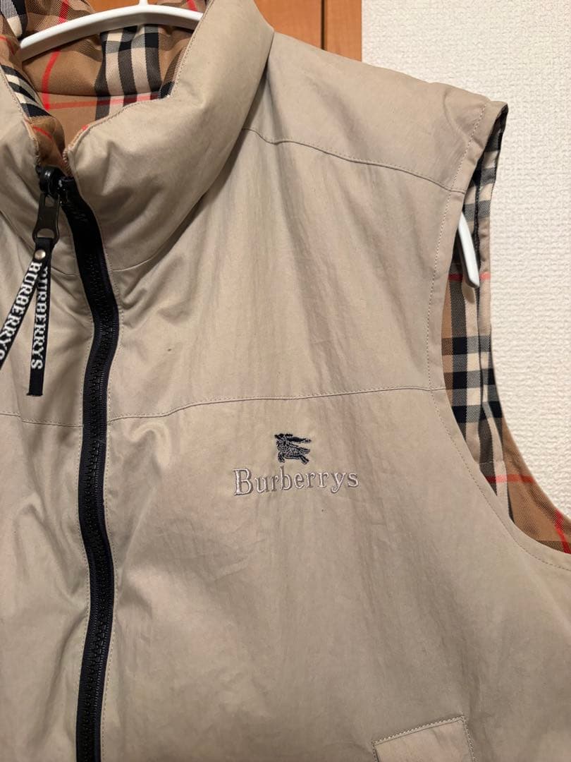 【Burberrys】リバーシブル ダウンベスト ノバチェック