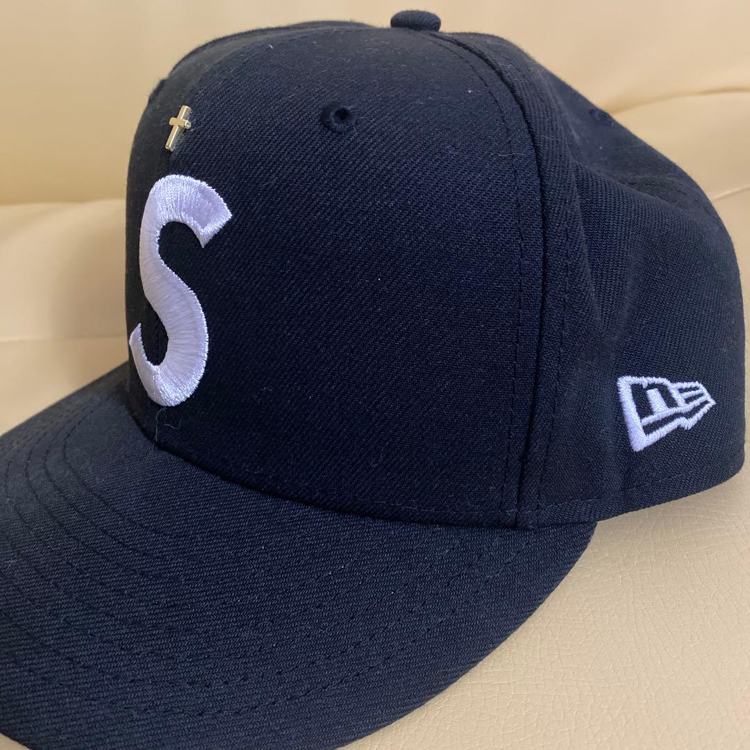 Supreme Sロゴ　ブラック　7 1/2