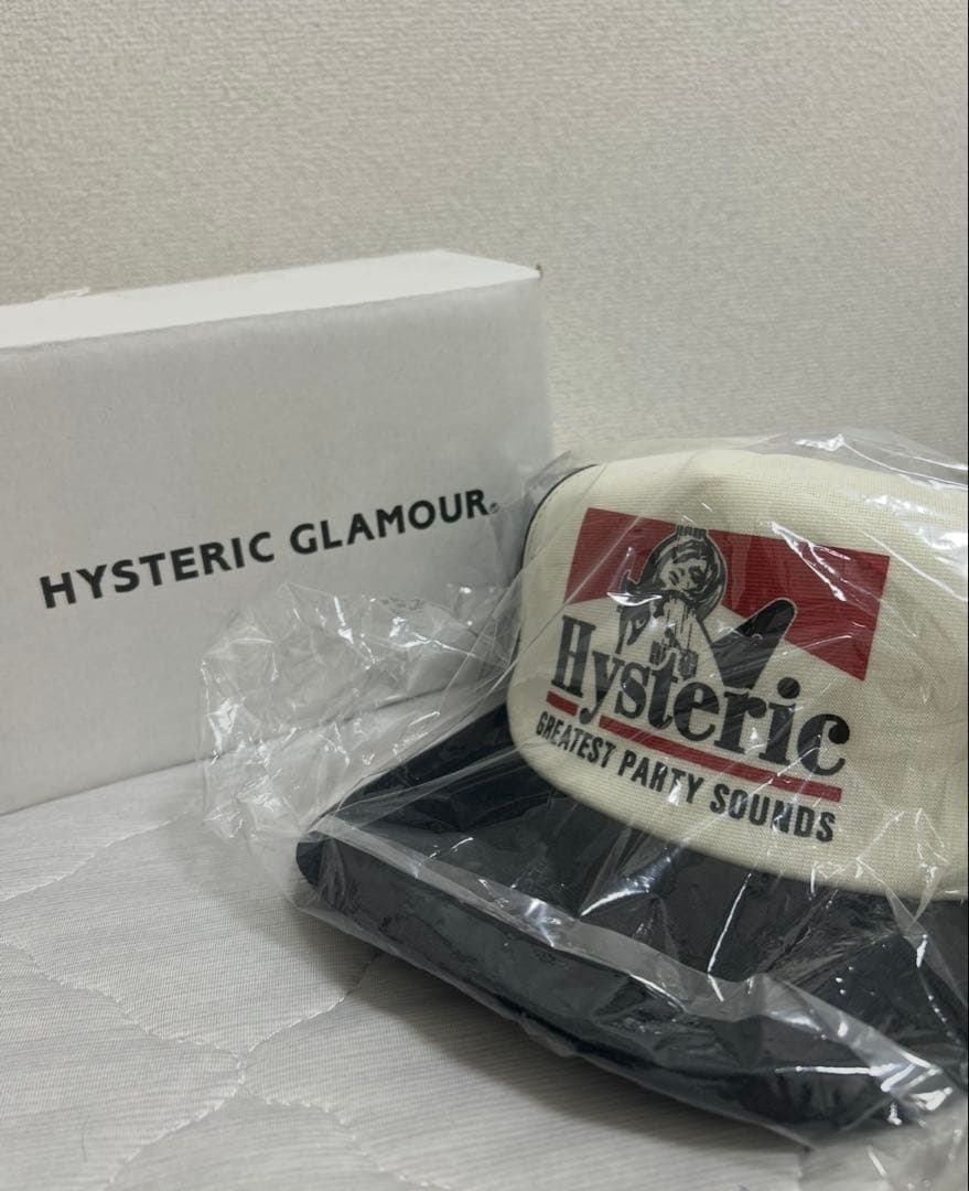 Hysteric トラッカーキャップ ブラック　ギターガール