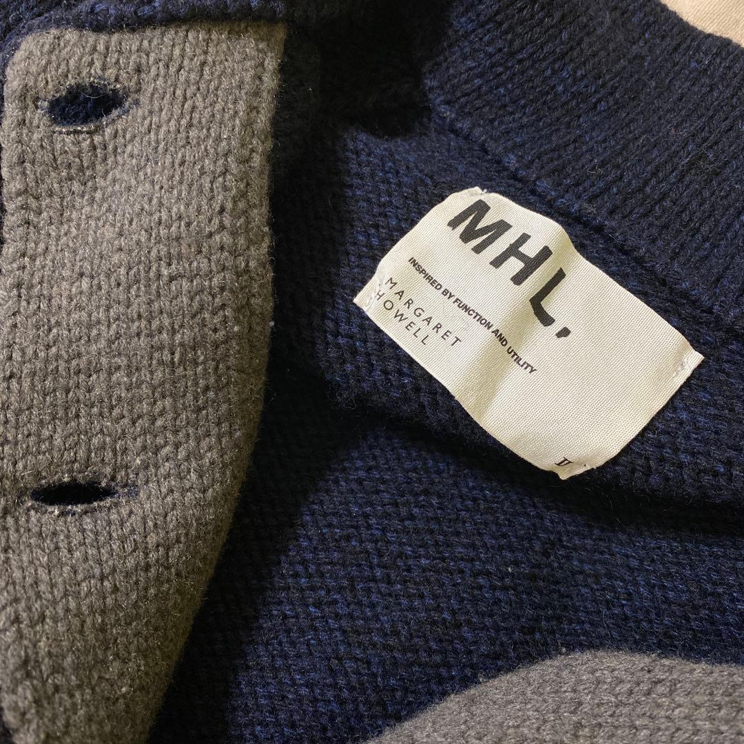 MHL. ネイビー ニット