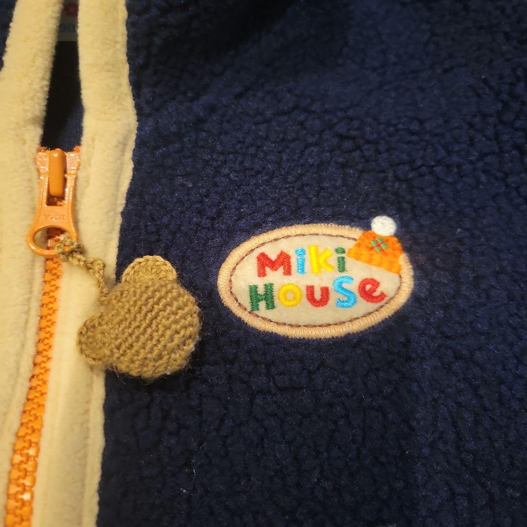 Miki House ネイビー フリースジャケット