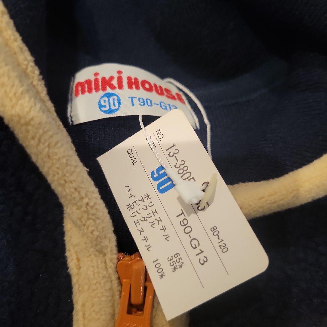 Miki House ネイビー フリースジャケット