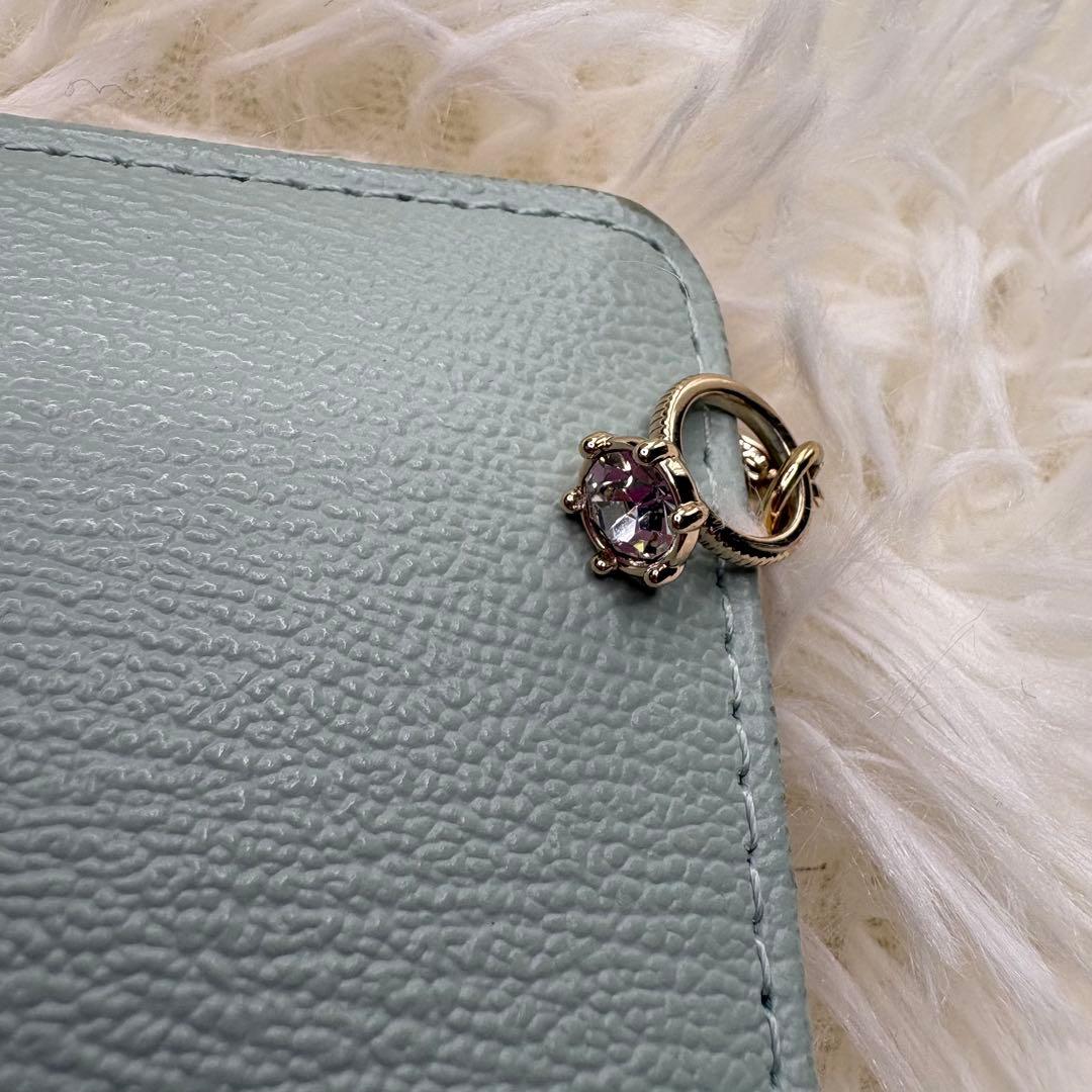 JILL STUART 口金折り財布ジル スチュアート折りたたみ財布 本革