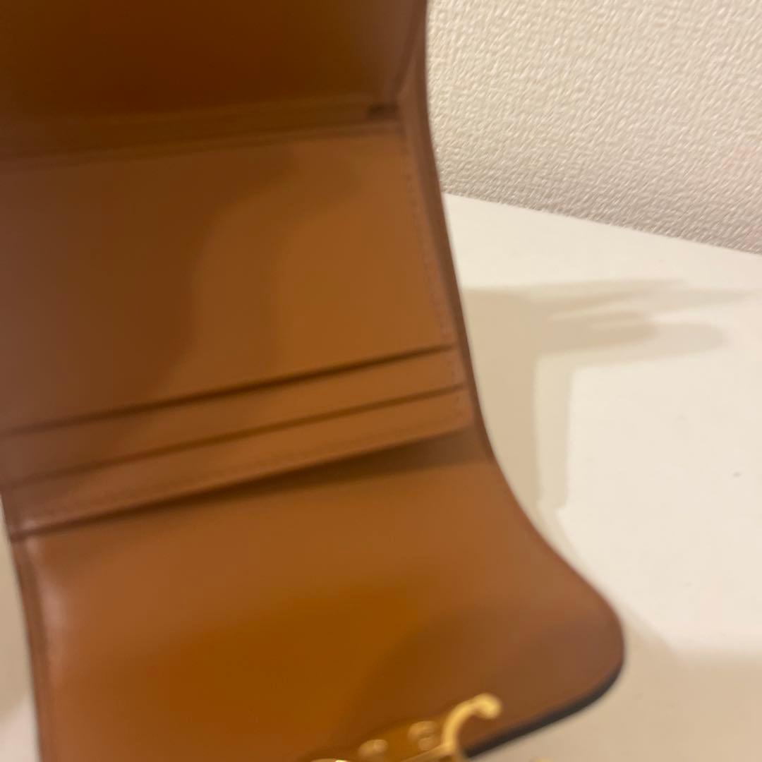 ♡セリーヌ♡トリオンフ3つ折り財布　タータンチェック