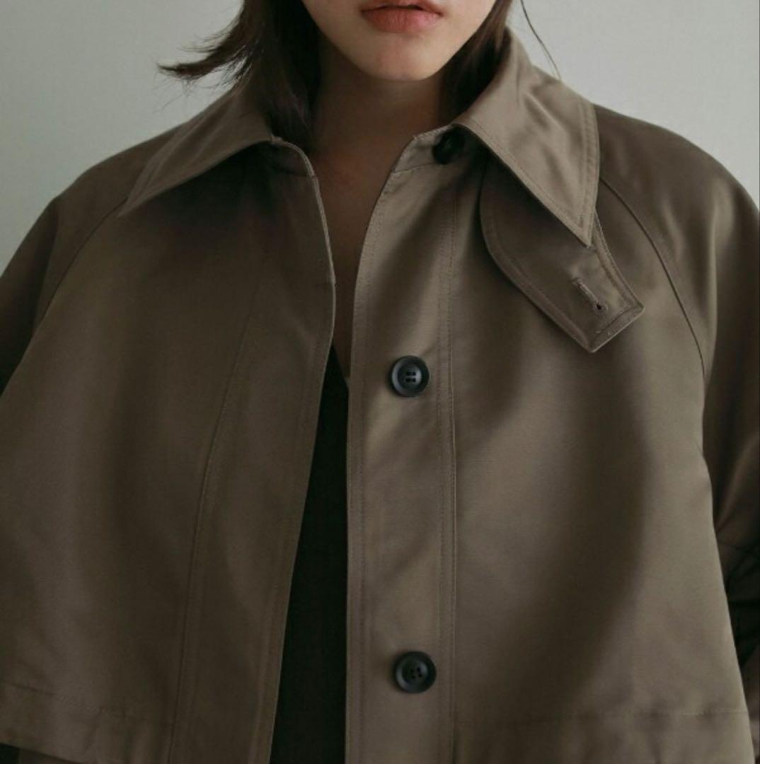 最終値❗️anuke summerTwill Soutiencollar Coat