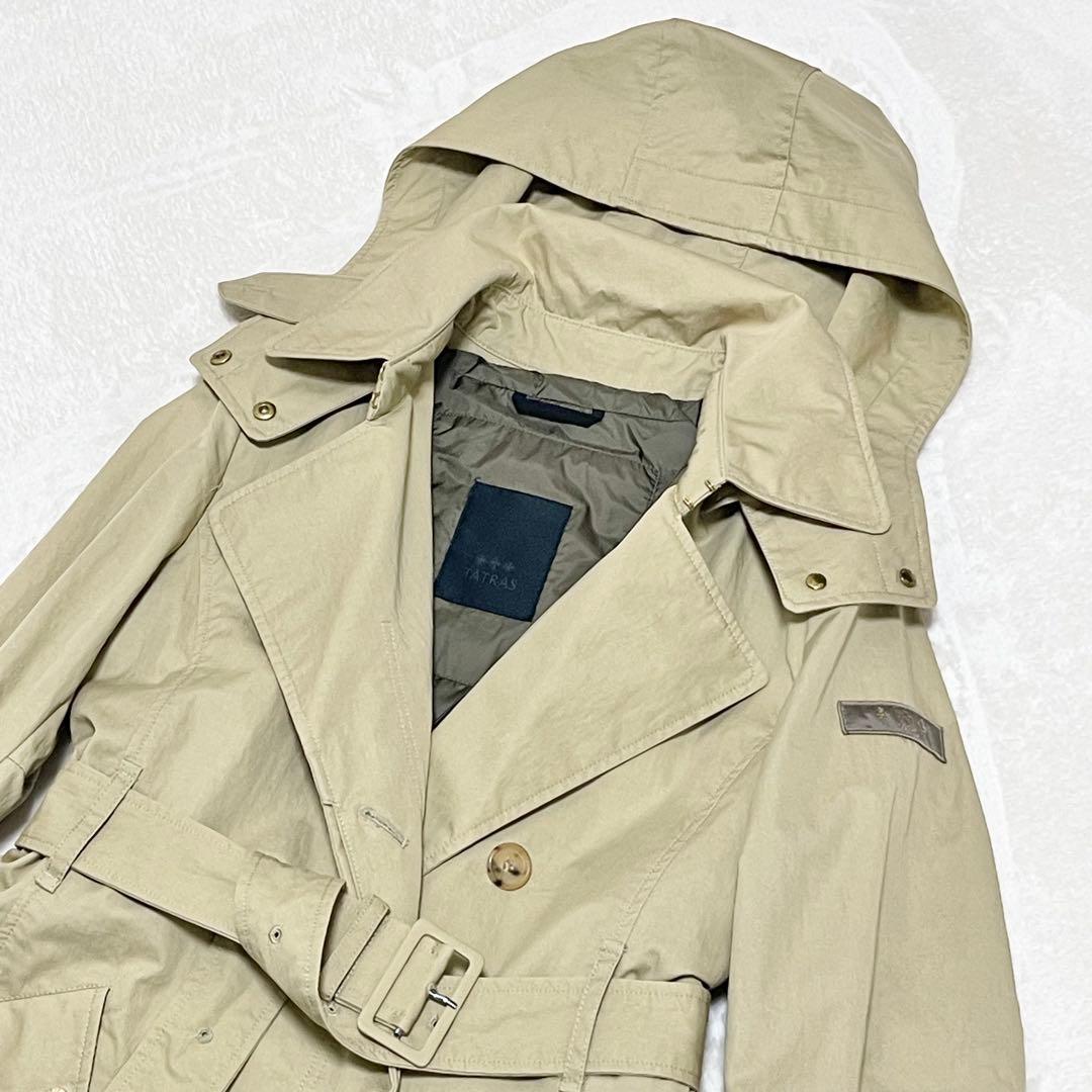 美品 TATRAS タトラス トレンチコート サイズ01 ベージュ 3way