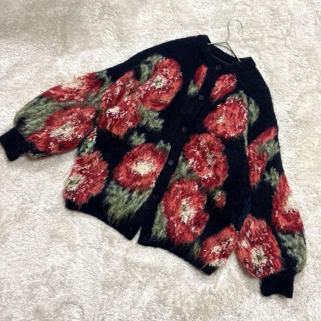 トップス Ameri VERONICA JACQUARD KNIT CARDIGAN
